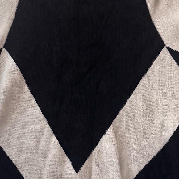 Alexander Wang Cotton Geometric Chevron Oversized Colorblock Sweater Knit Top L - Picture 10 of 15